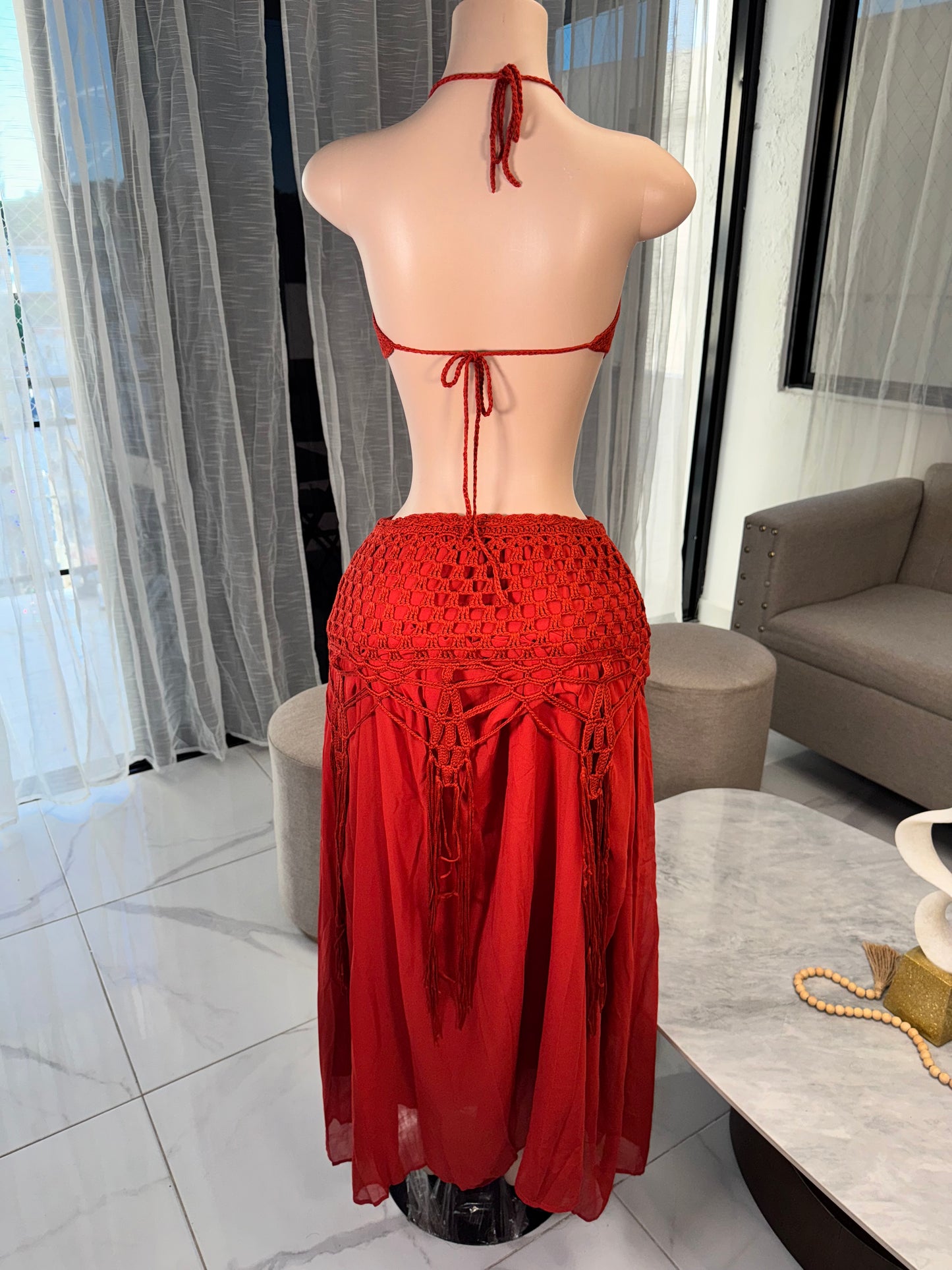 Jenn crochet skirt set 2 pieces