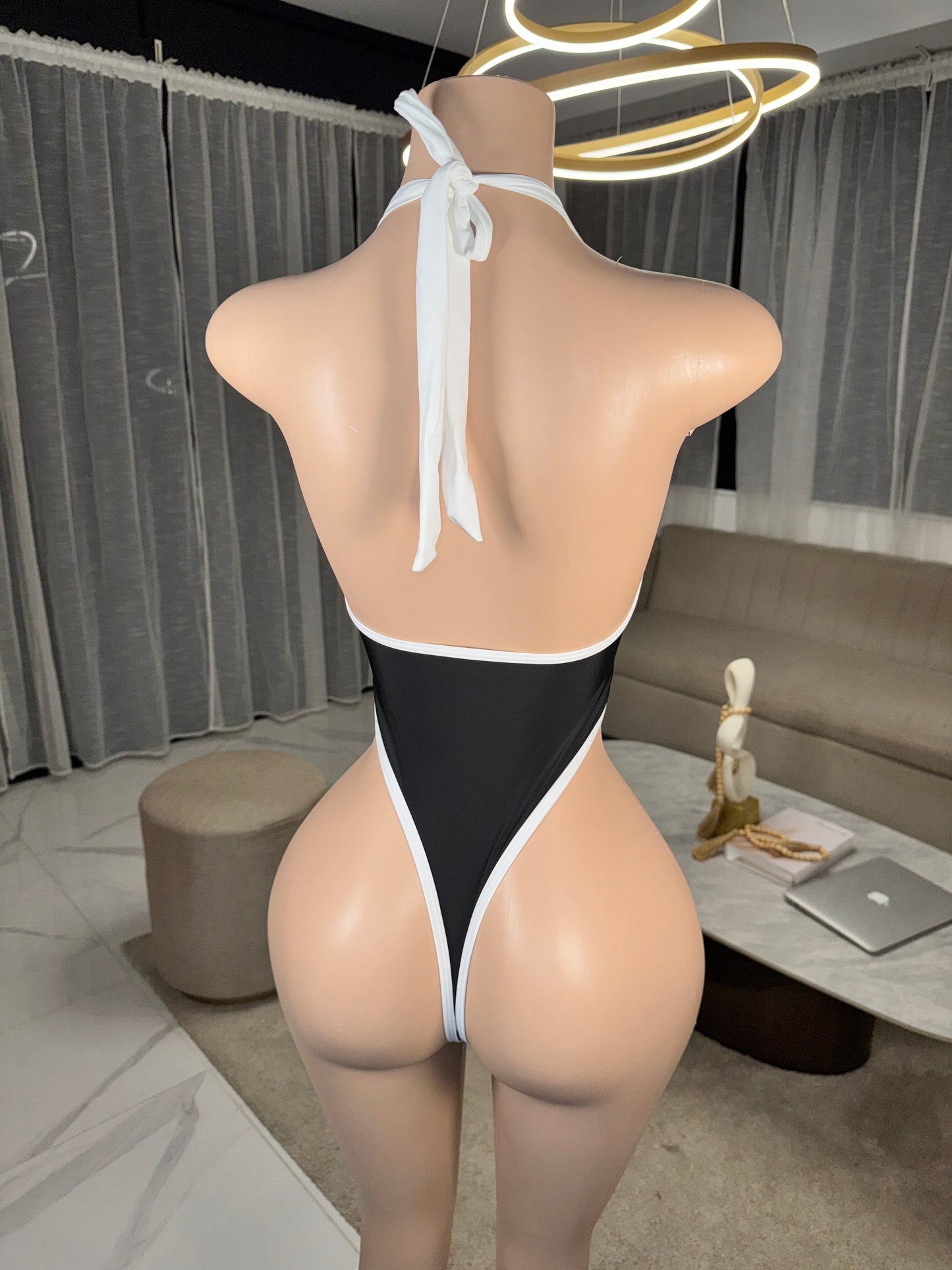 Eclipse beach flower bodysuit
