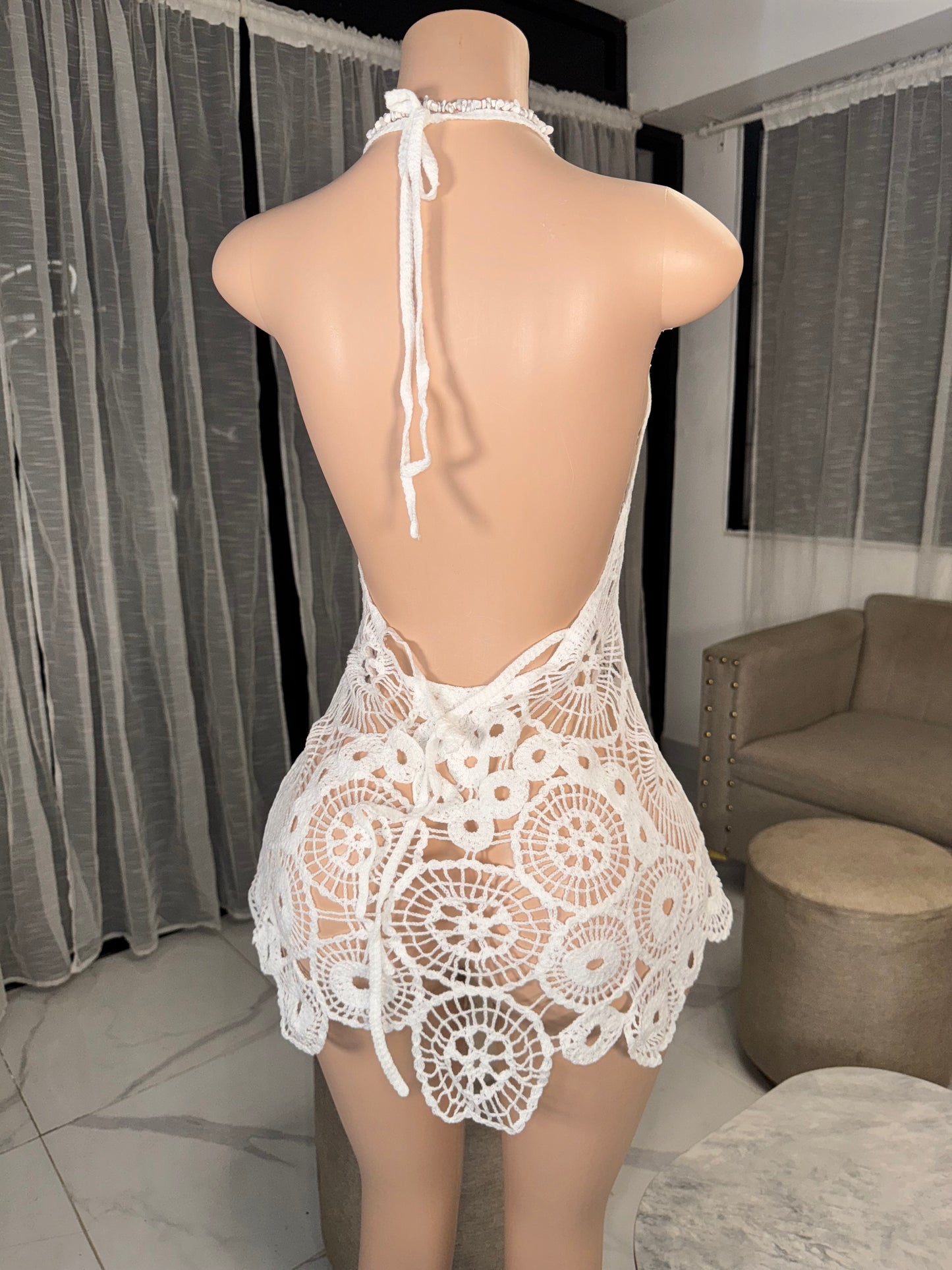 So pretty cover up mini dress