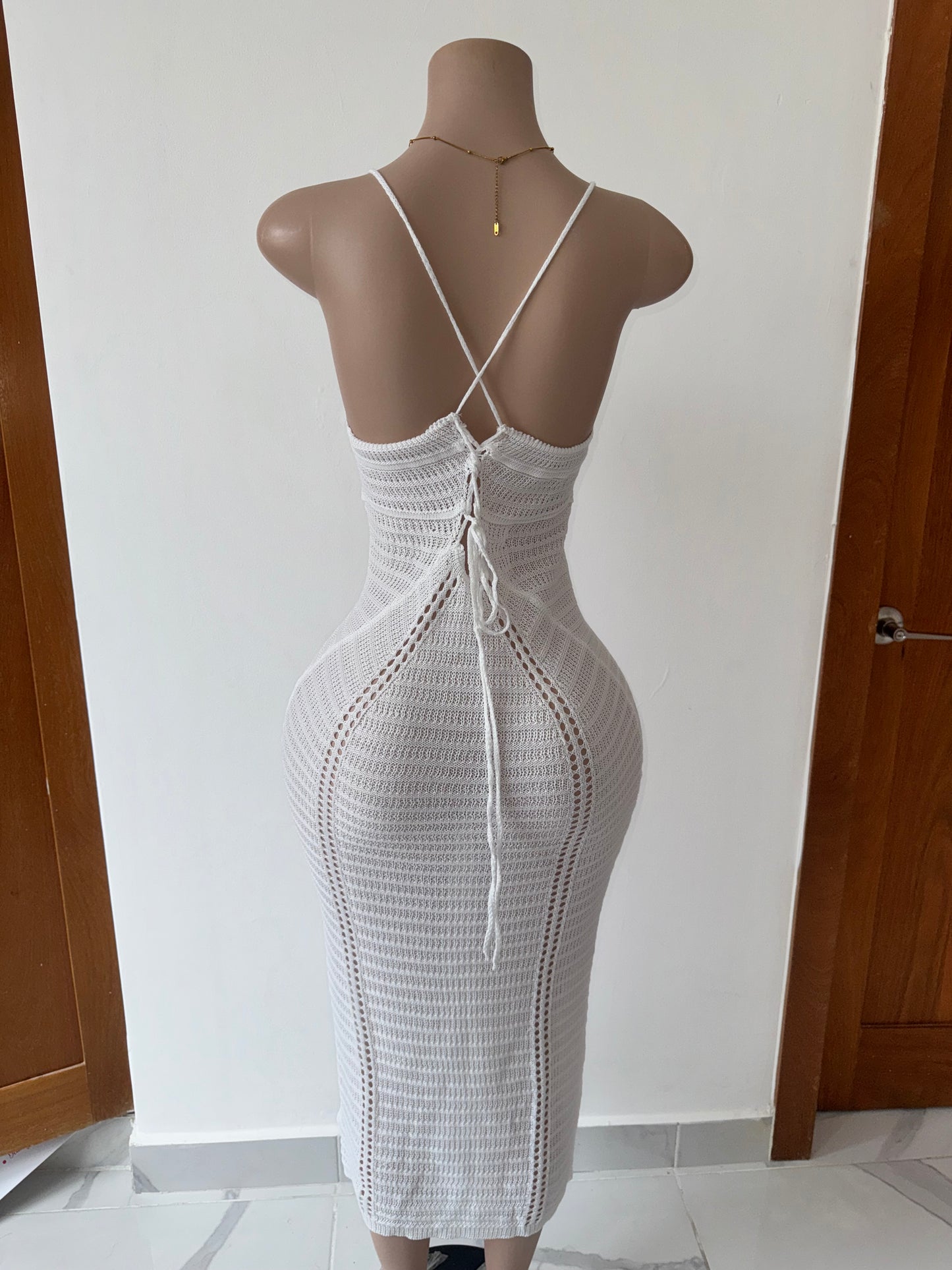 Lela crochet dress cover up