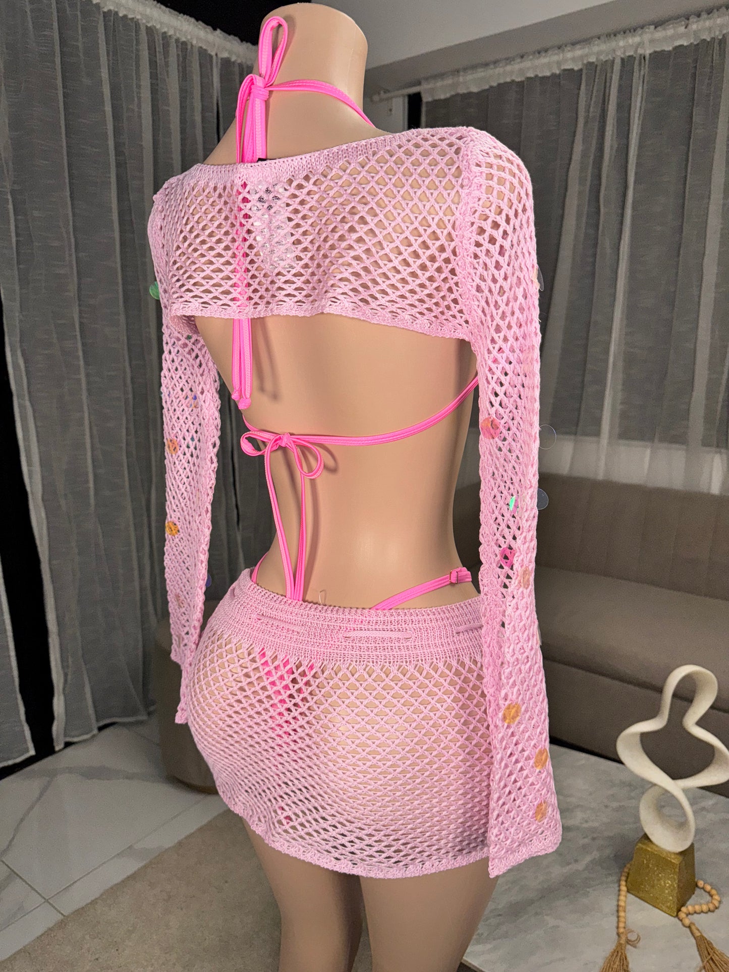 Gabby’s crochet cover up 2 pieces