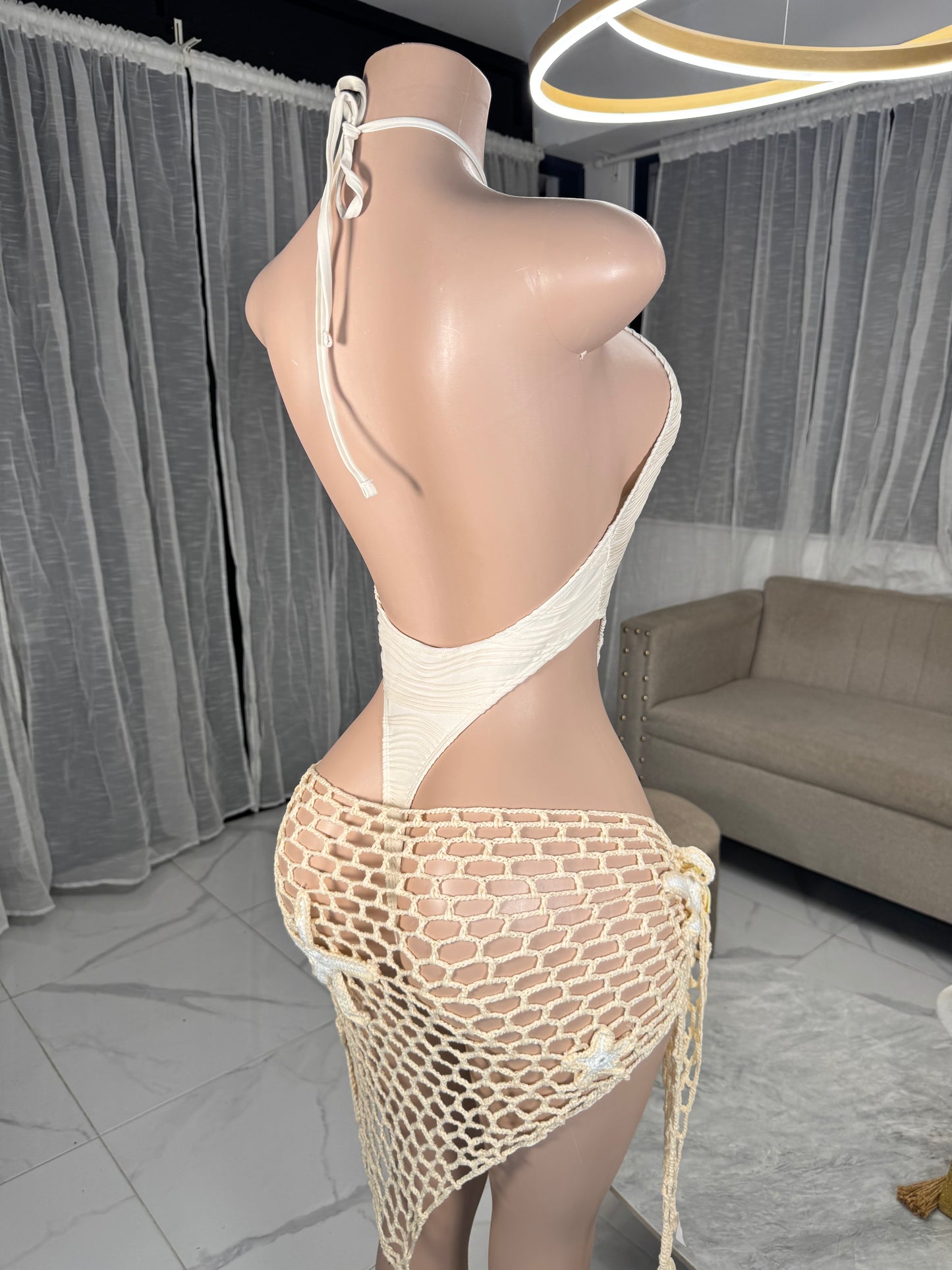 Island body & skirt set