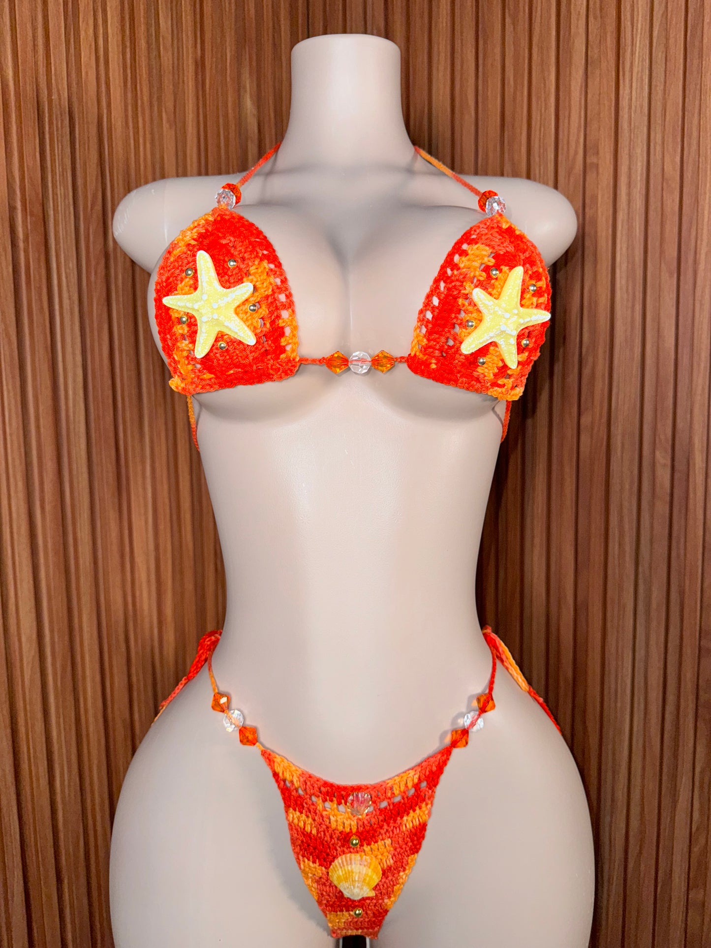 Georgina crochet star kini