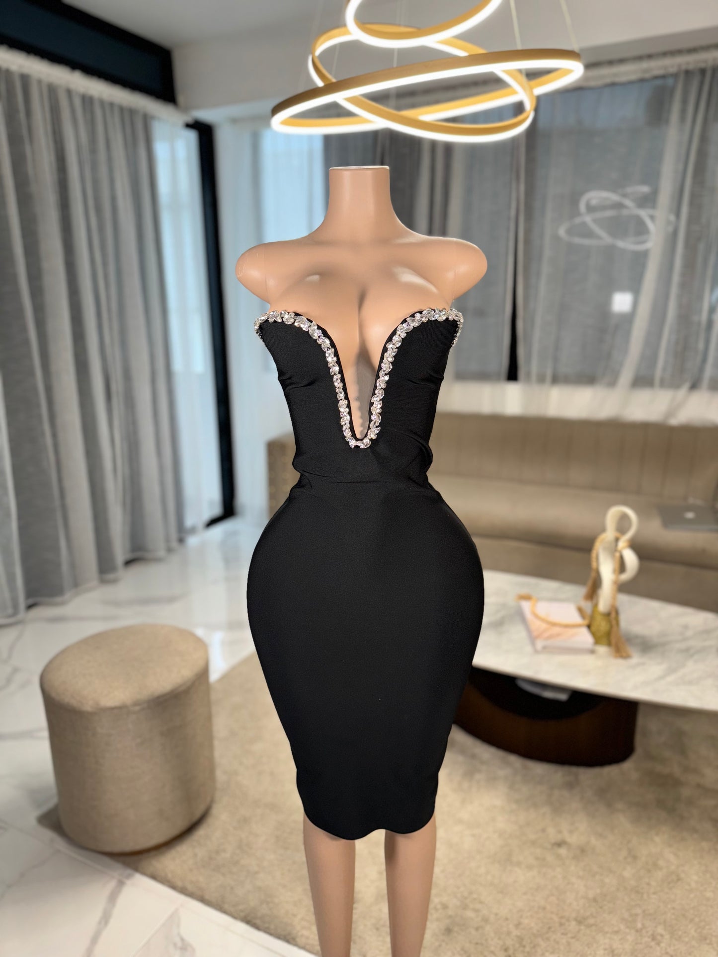 Pretty bandage midi dress