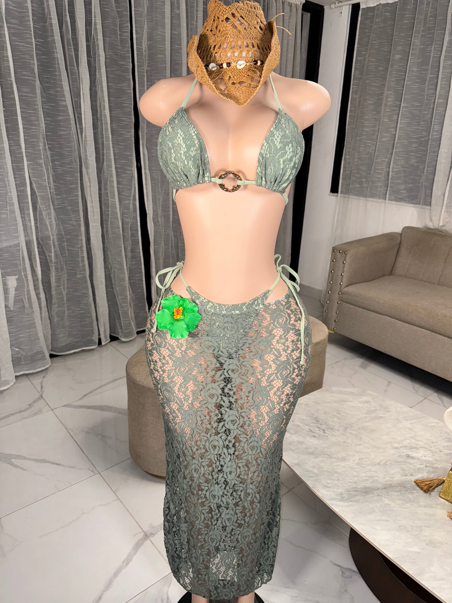 Paula kini set Olive