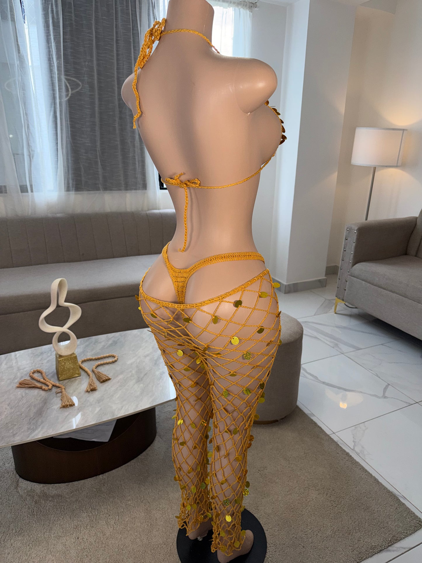 Carnaval crochet kini