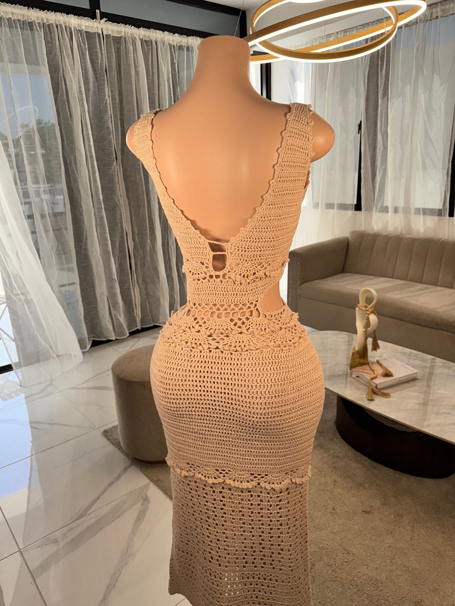 Majo crochet dress kini