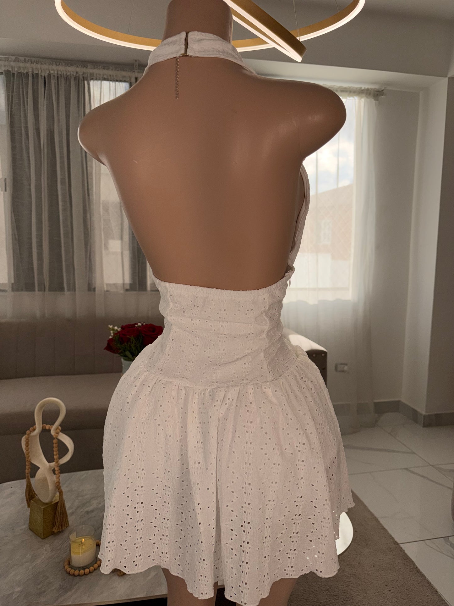 Pretty summer mini dress