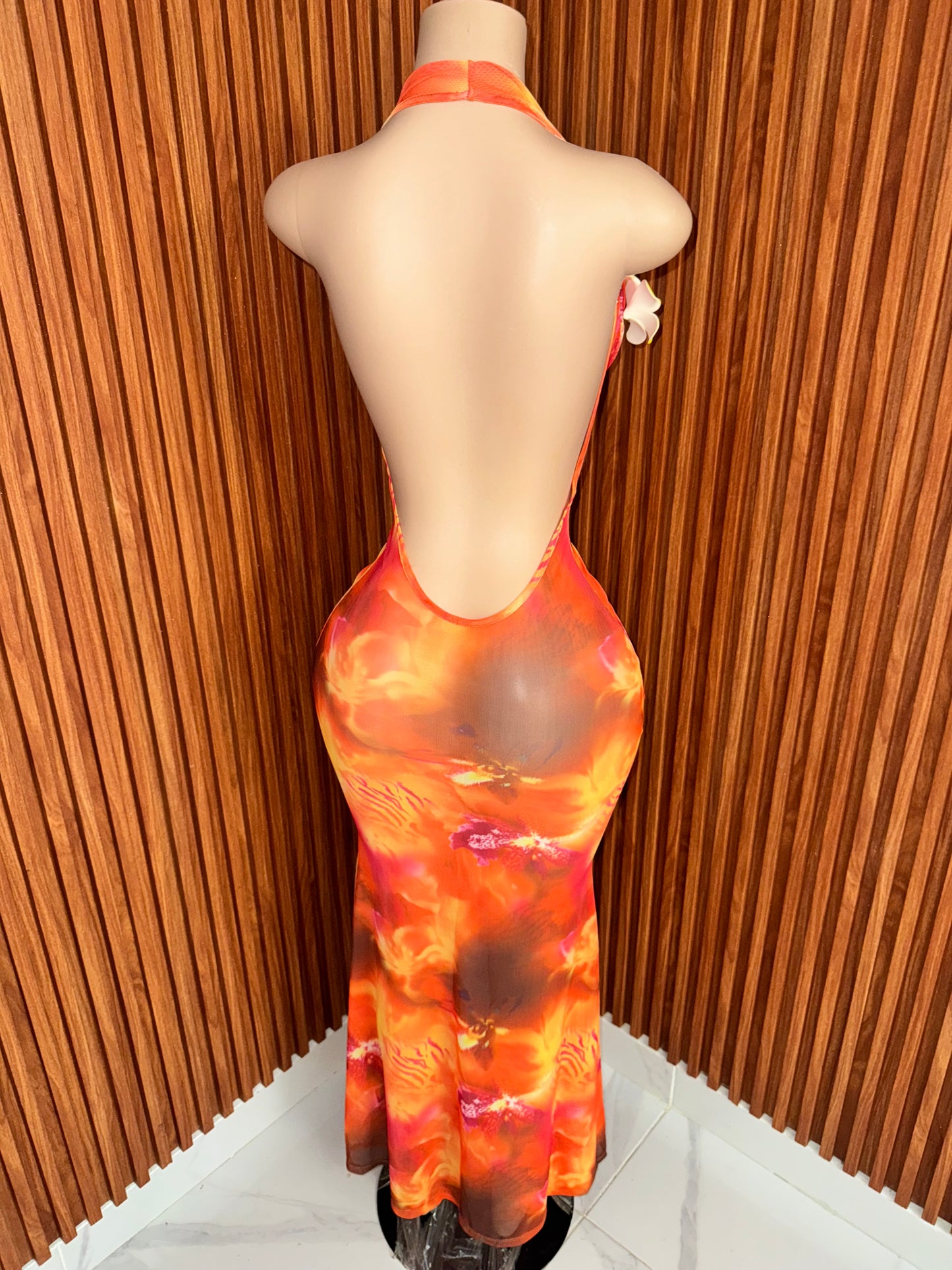 Sunset dress cover up