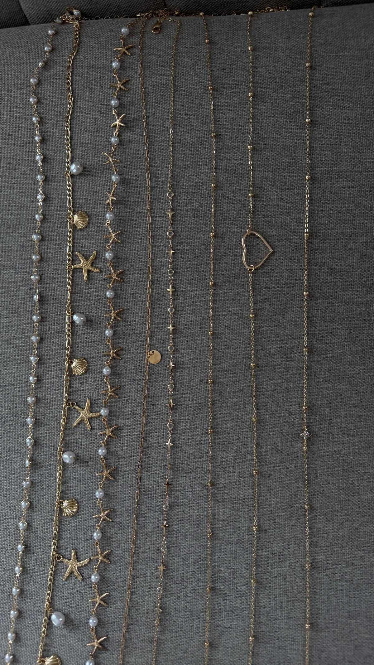 Gold bodychains