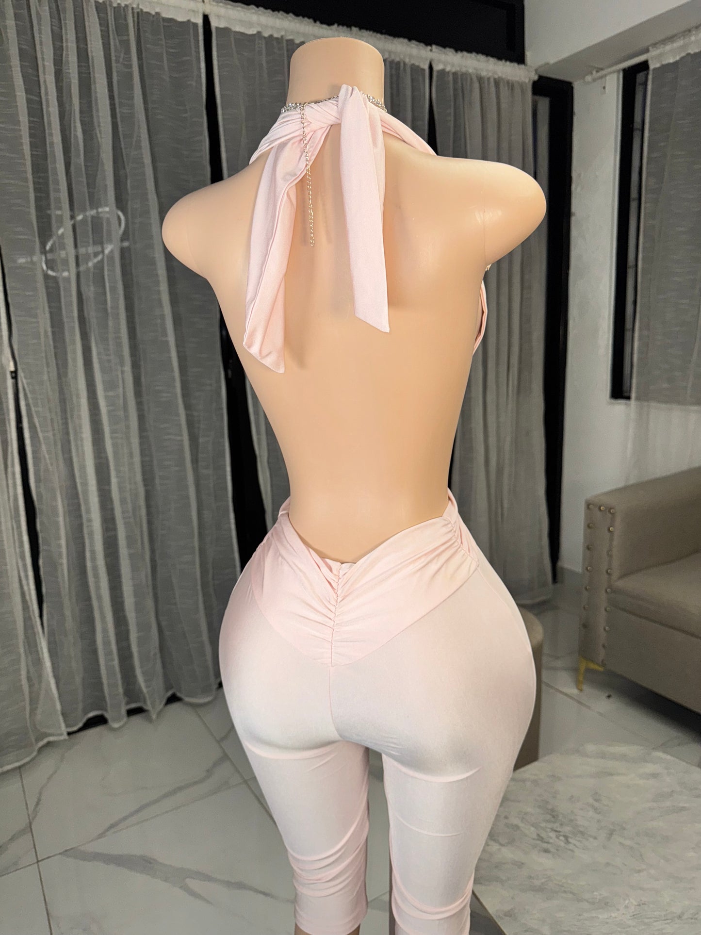 Diosa satin jumpsuit