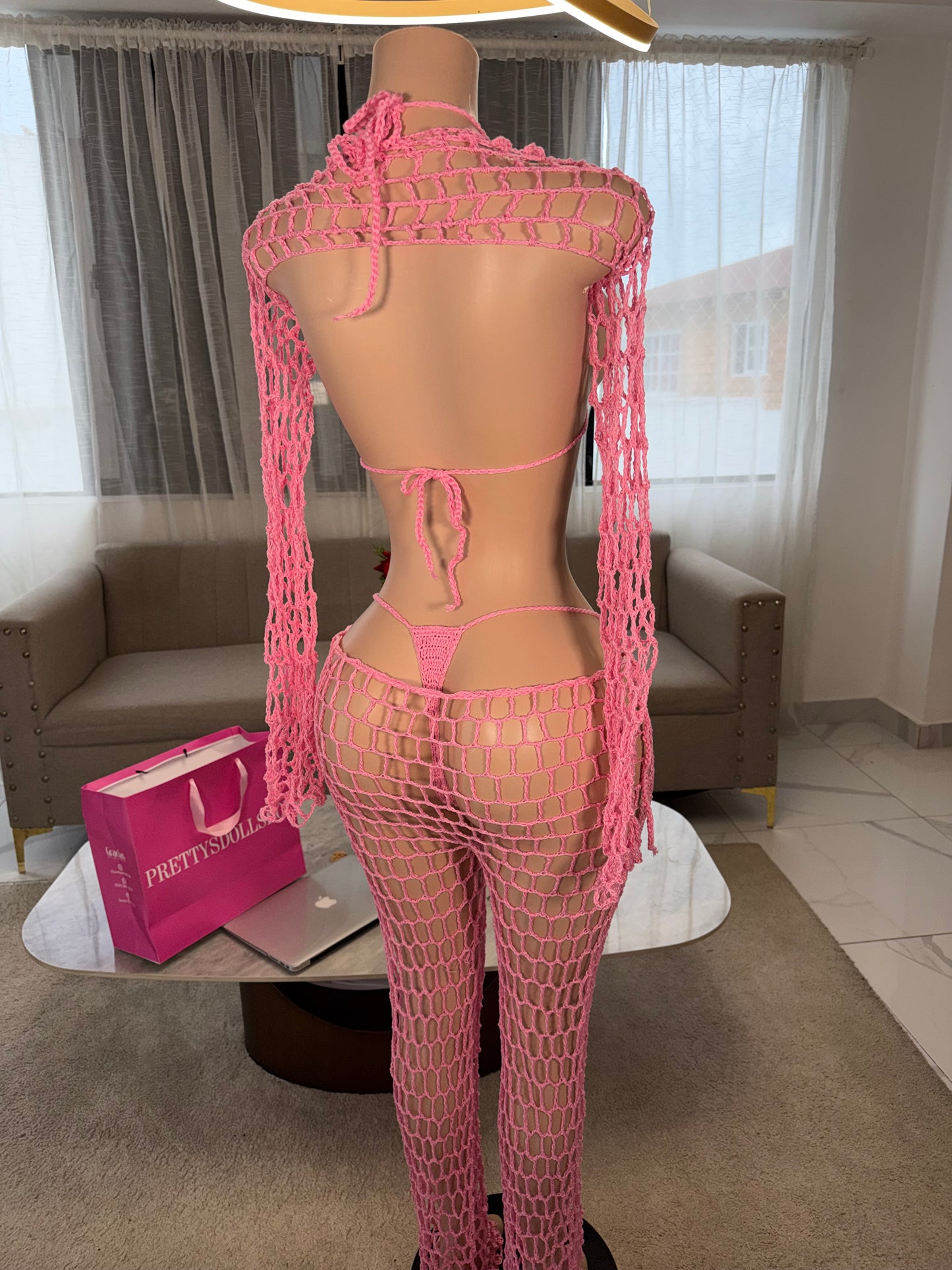 Arena crochet kini set 4 pieces