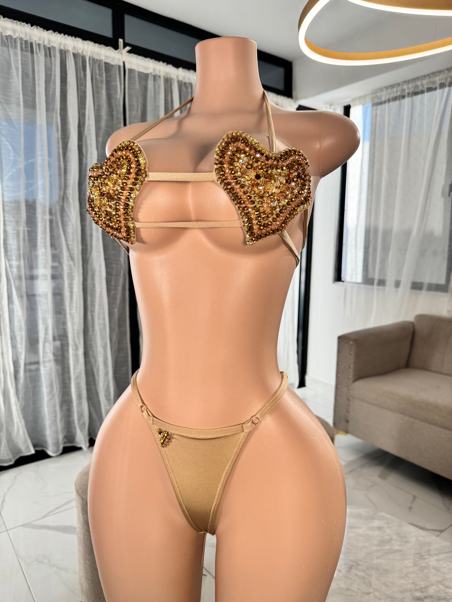 Exclusive heart kini handmade