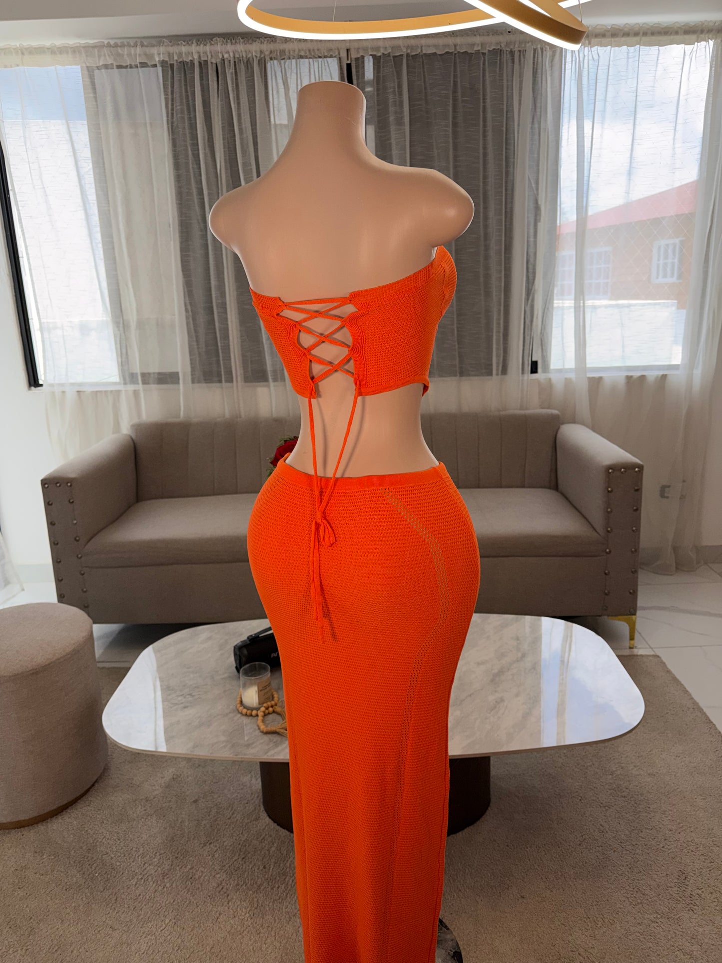 Corset skirt set