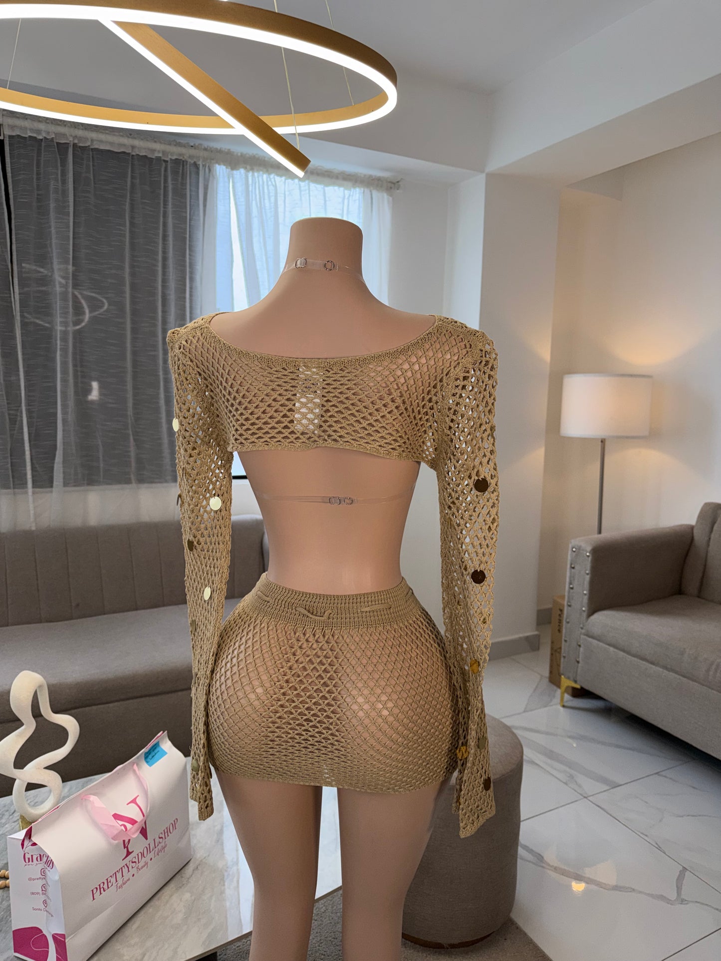 Gabby’s crochet cover up 2 pieces