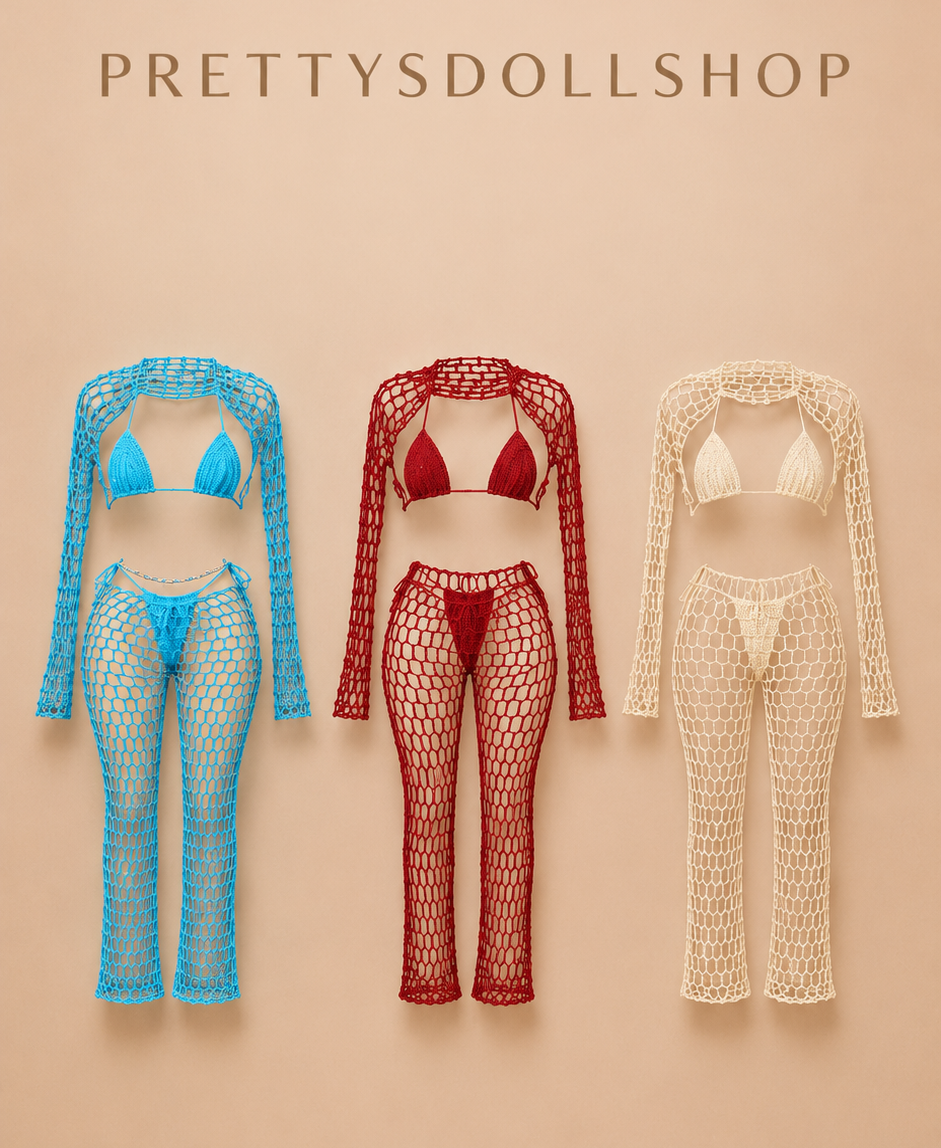 Arena crochet set 4 pieces