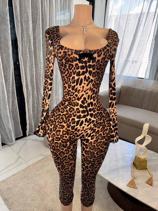 Ana leopard jumpsuit