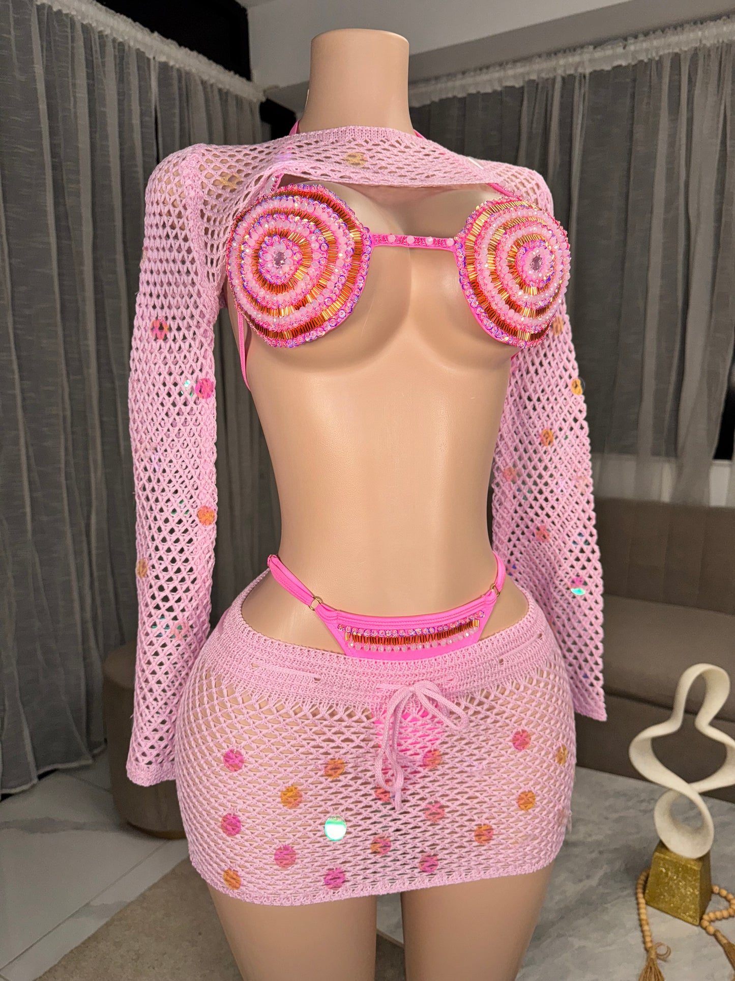 Gabby’s crochet cover up 2 pieces