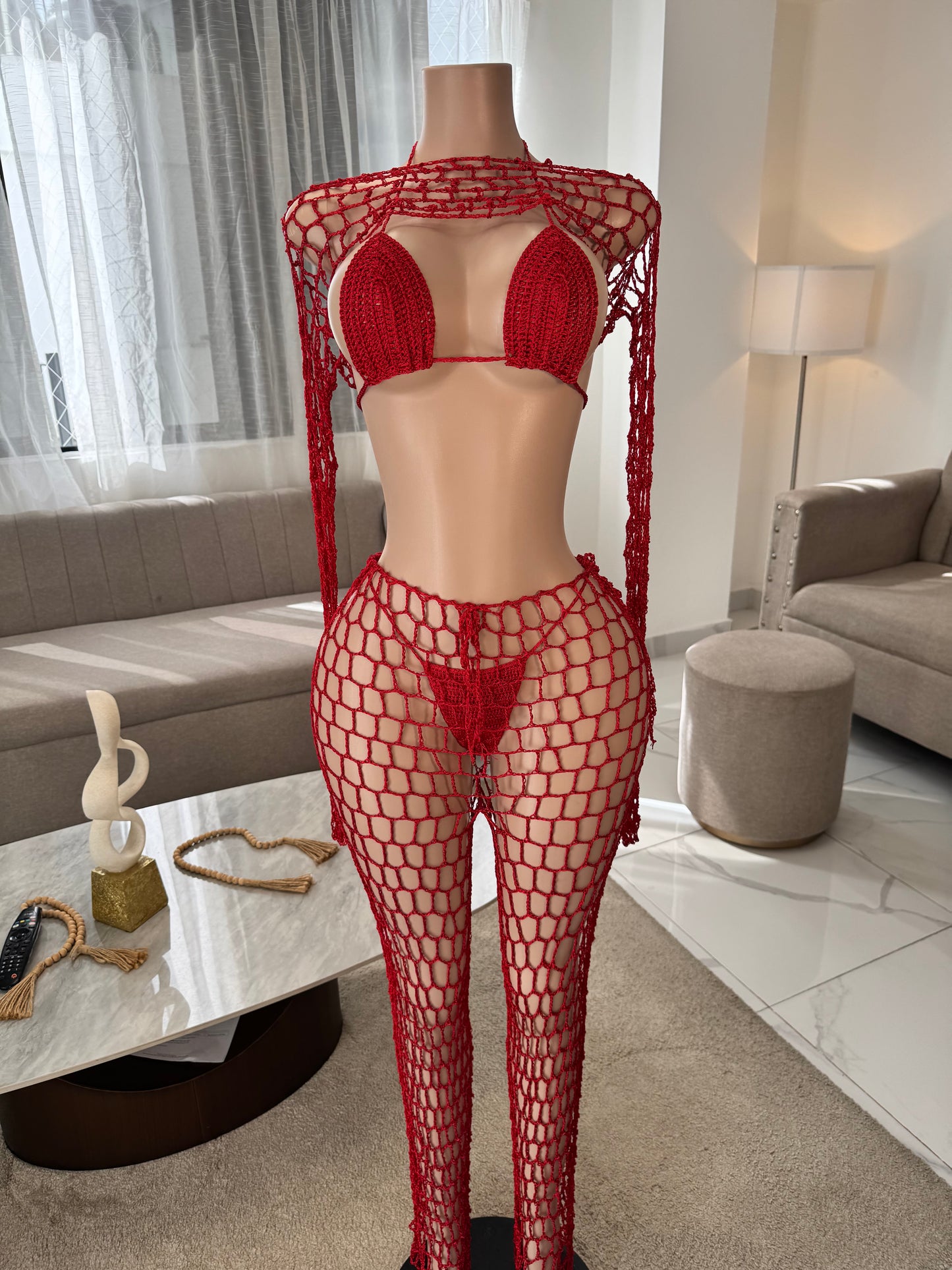 Arena crochet set 4 piezas