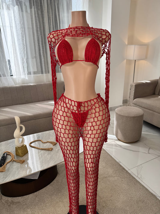 Arena crochet set 4 piezas