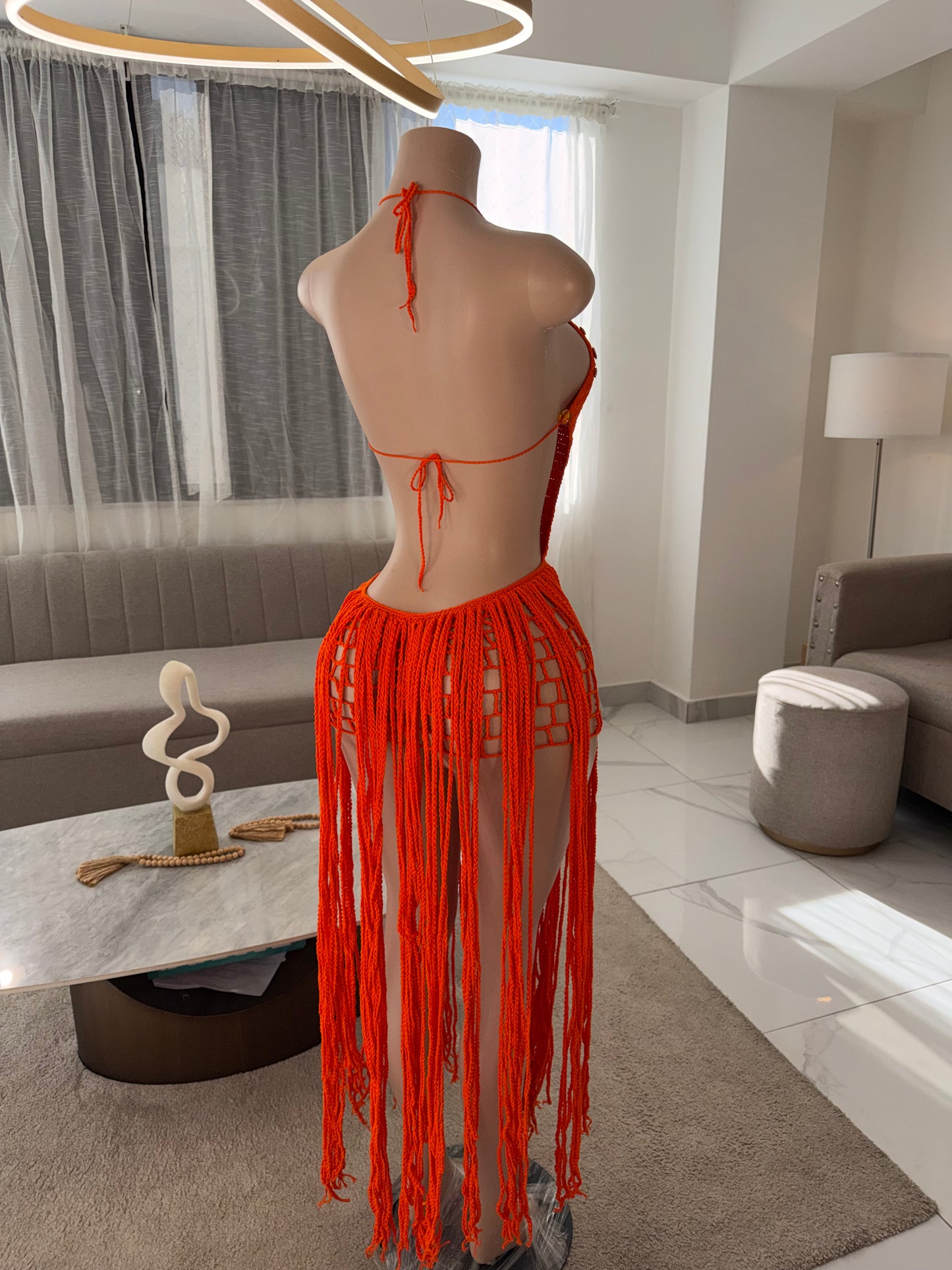 Summer Siluette Crochet Drees