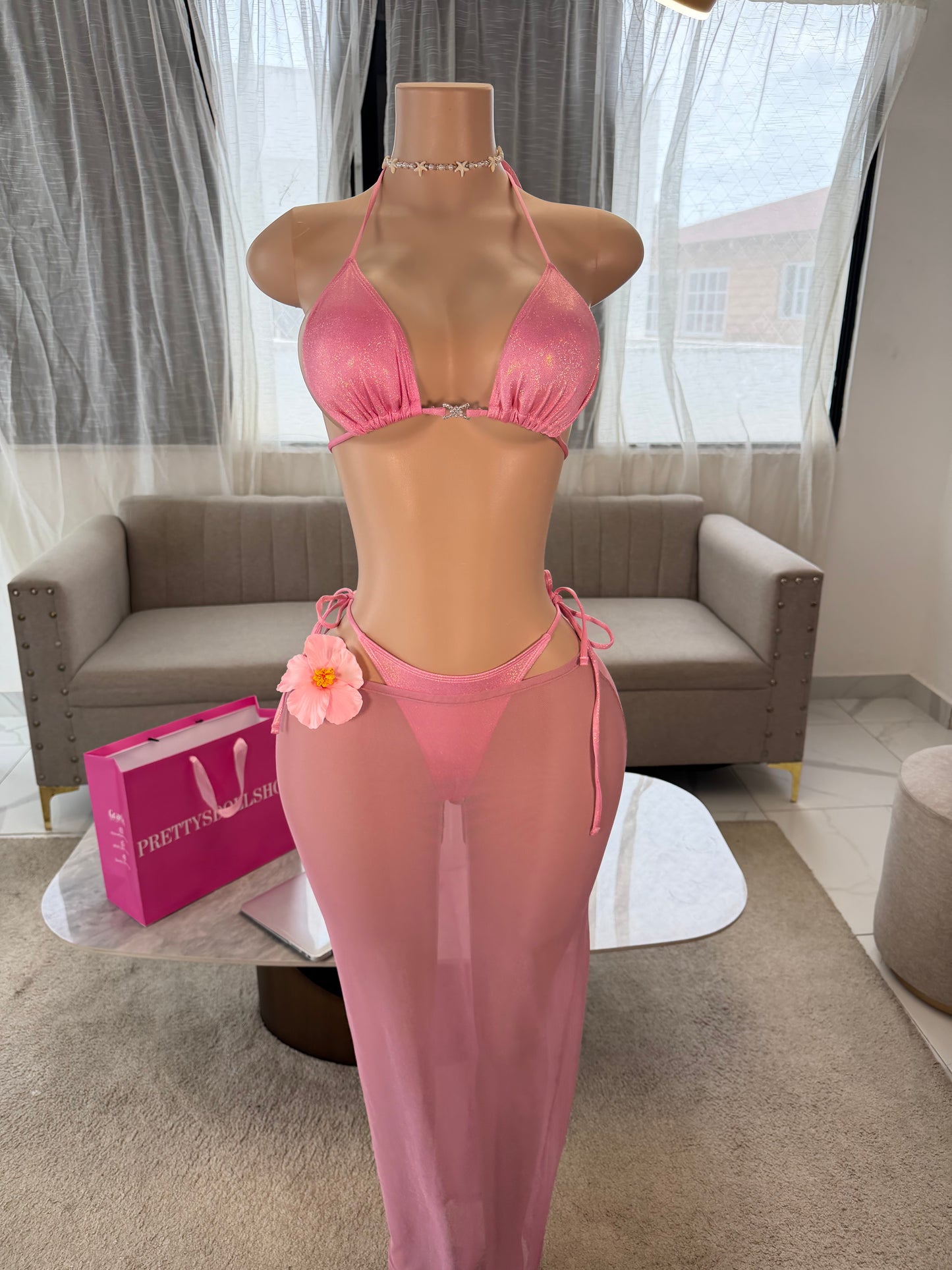 Shimmering set kini 3 pcs