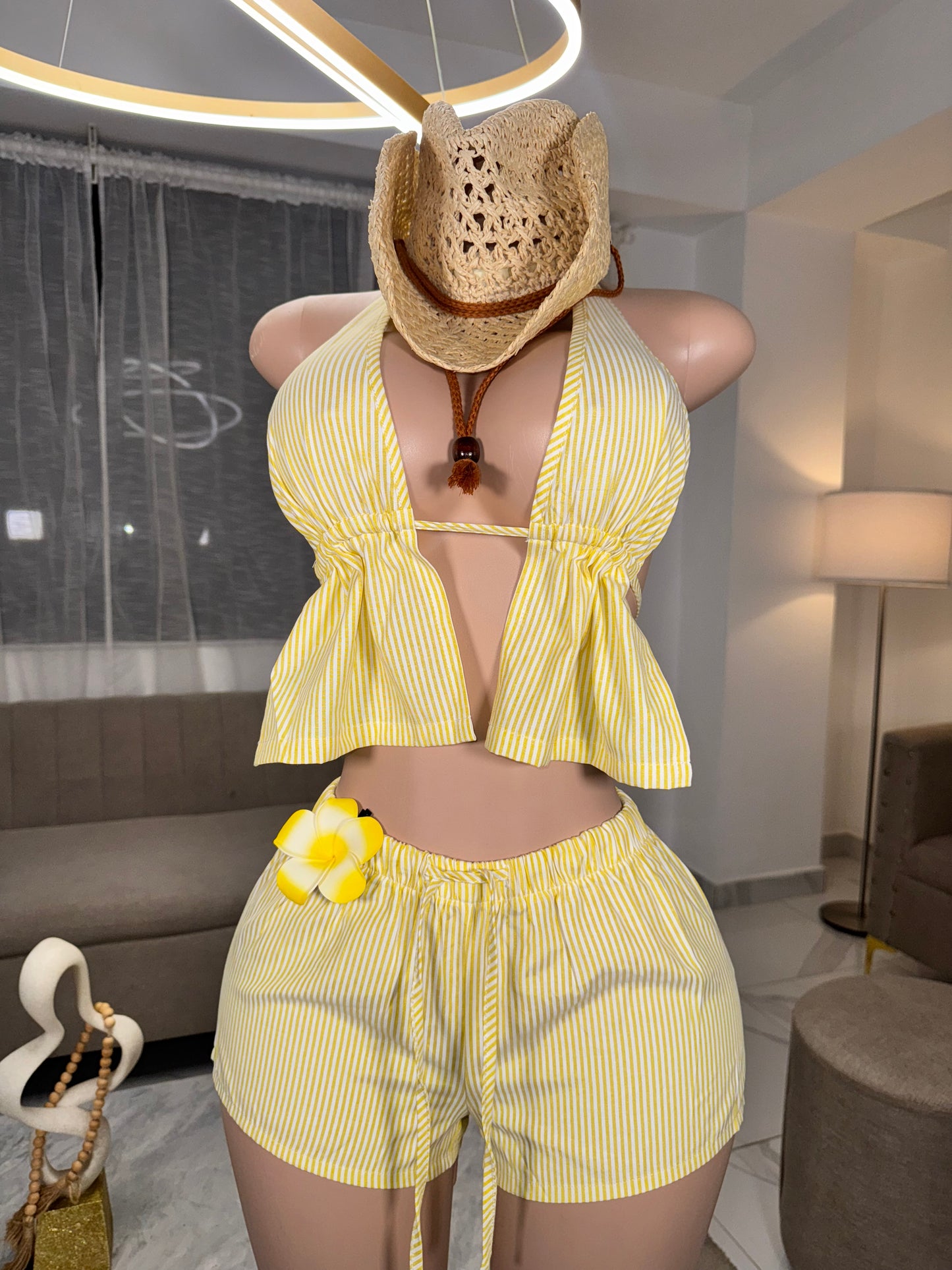 Karen multicolor short set 2 pieces