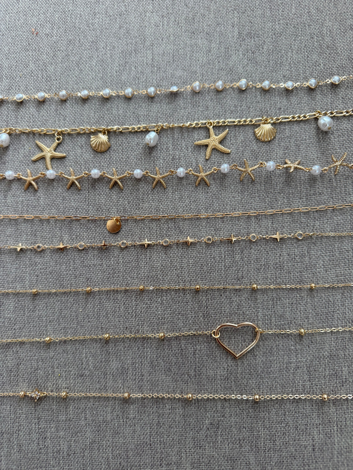 Gold bodychains