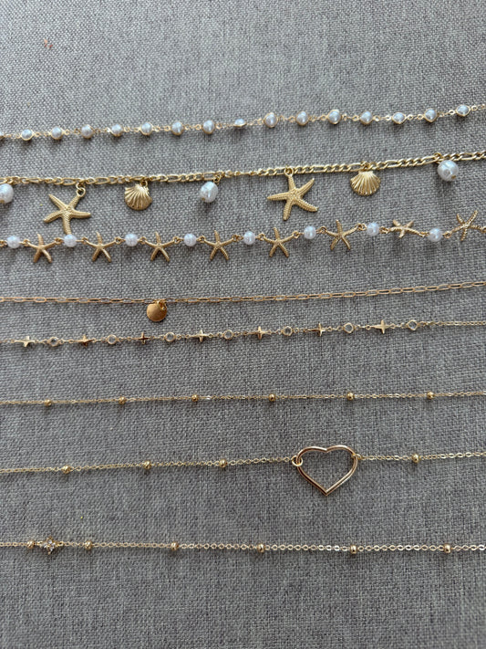 Gold bodychains