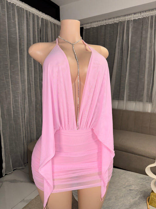 Doll kimono mini dress