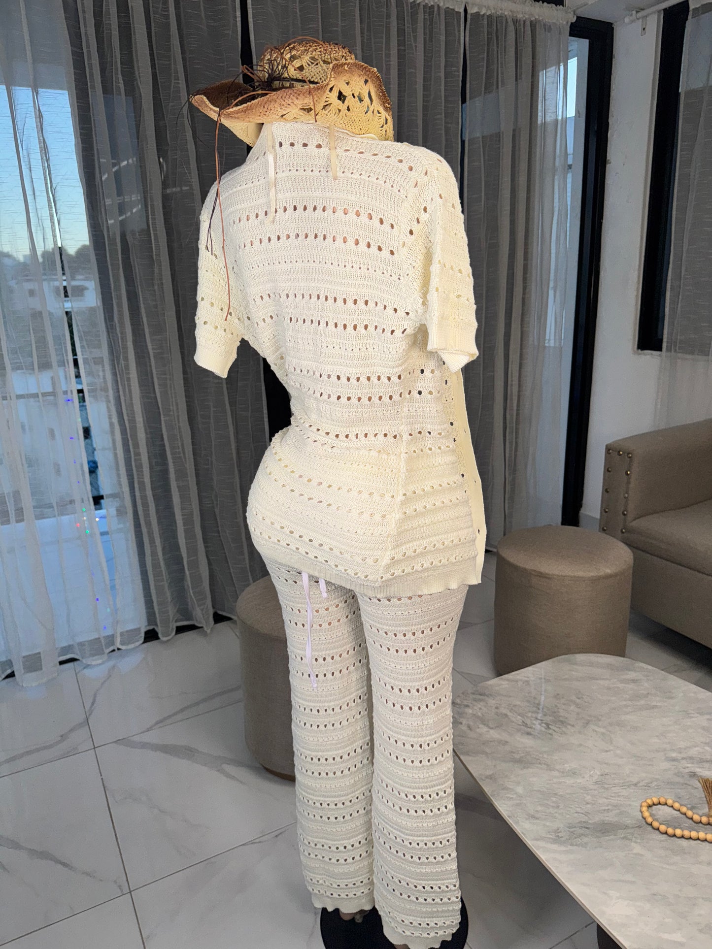 Acuarela crochet pant 2 pieces