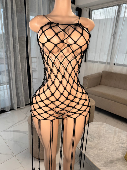 Siluette perfect macramé cover up