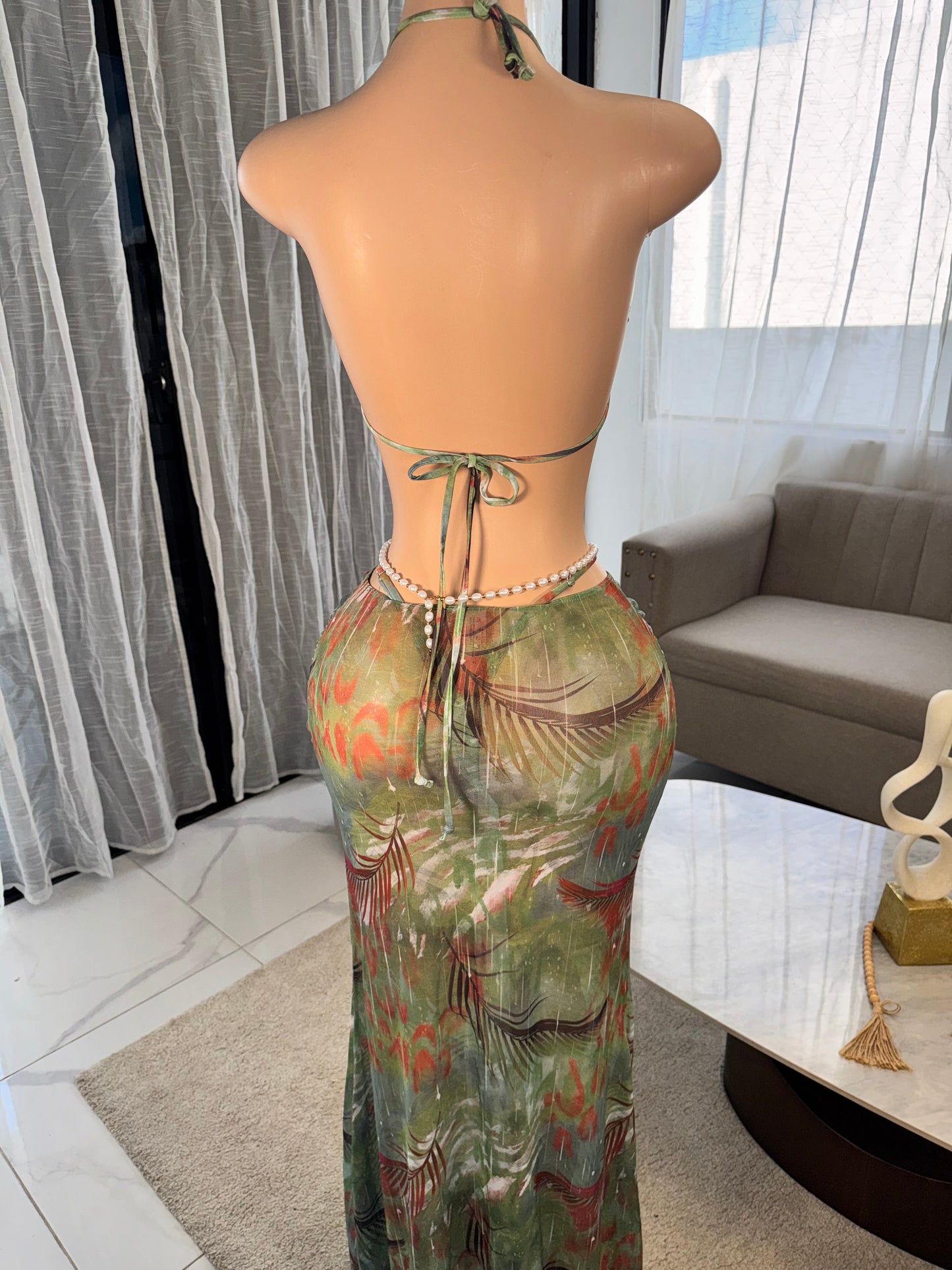 Floral kini set 3 pieces