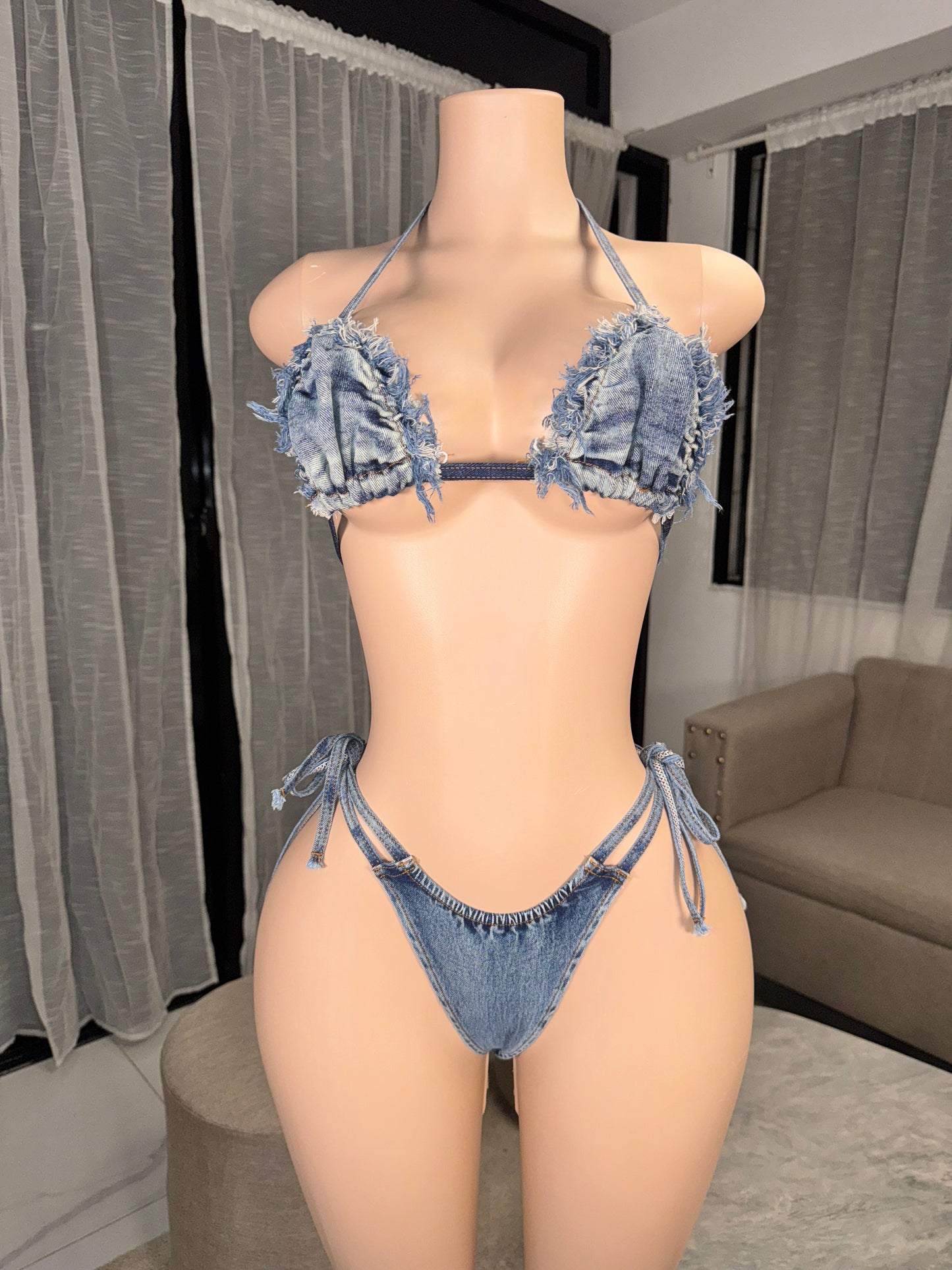 Jean kini 2 pieces