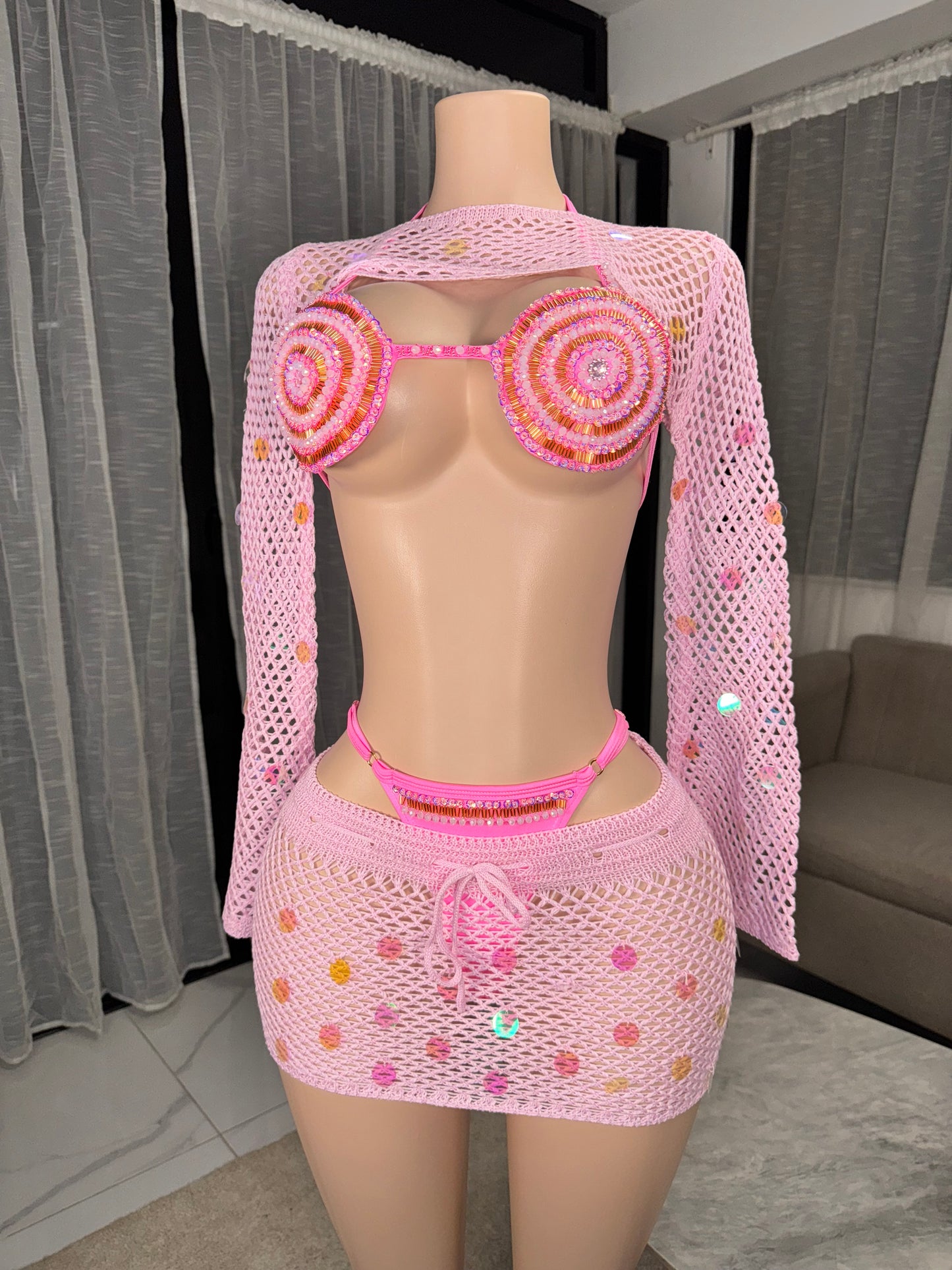 Gabby’s crochet cover up 2 pieces