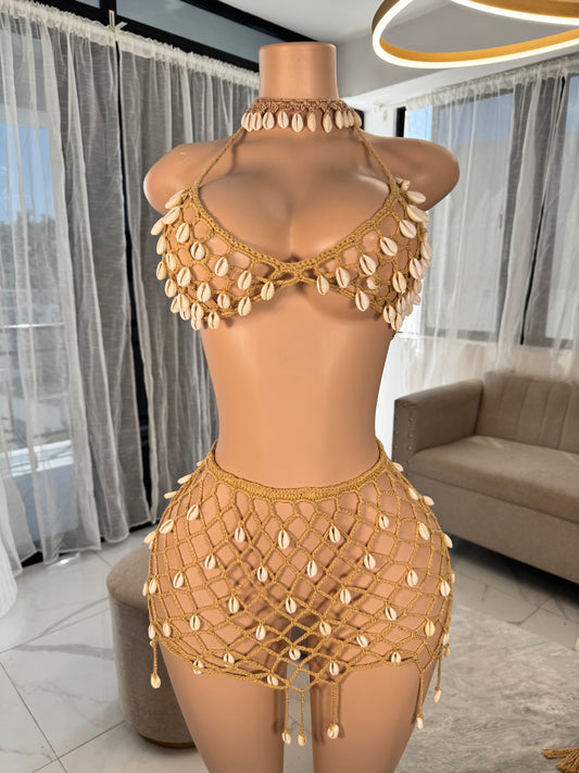 Verano cocco cover up 3 piezas
