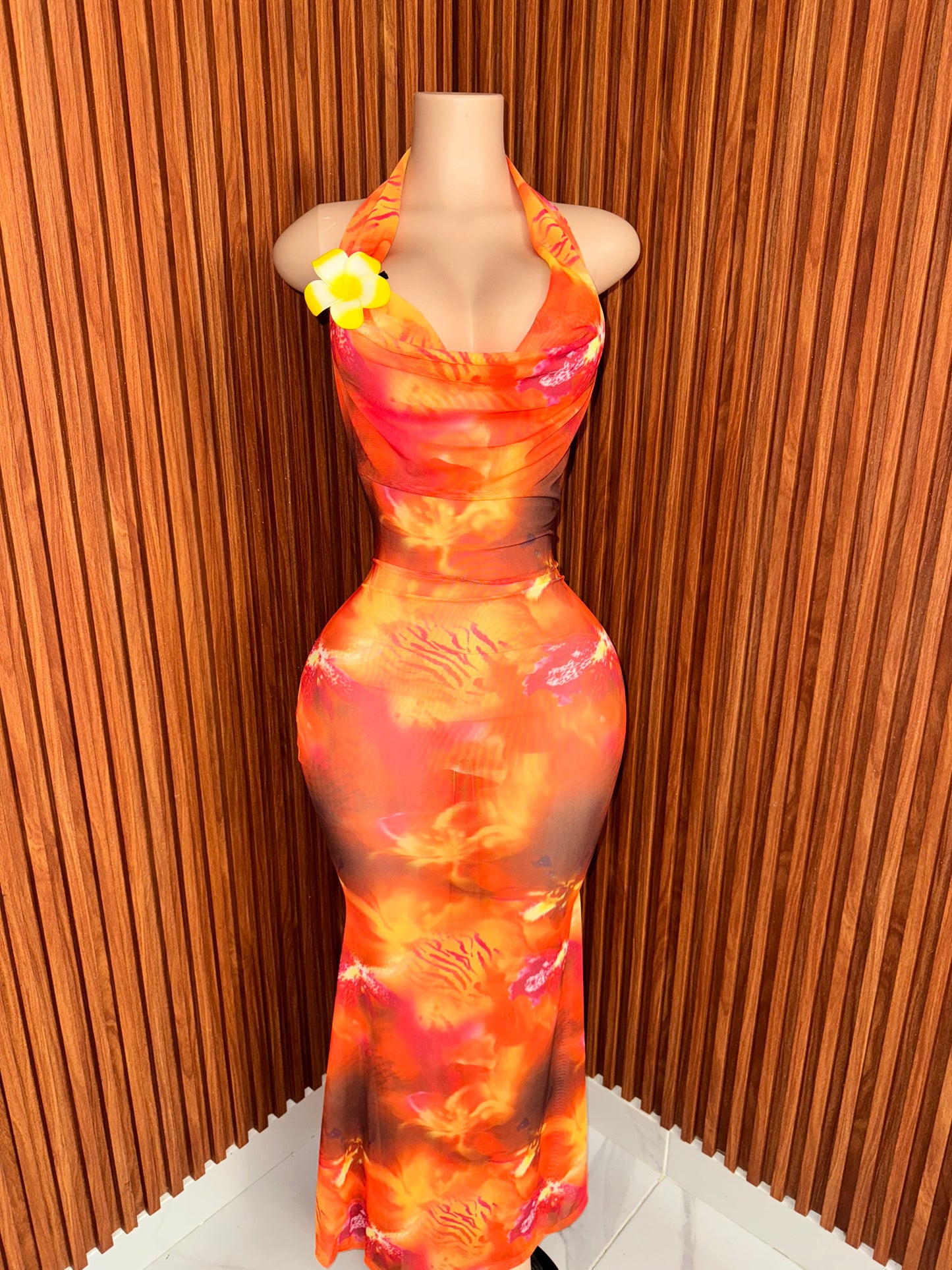 Sunset dress cover up