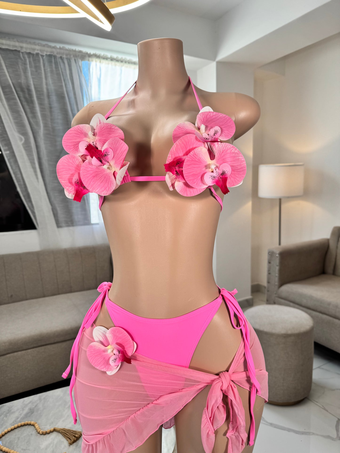 Flower kini set 3 pieces