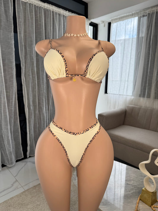 Basic kini nude & leopard