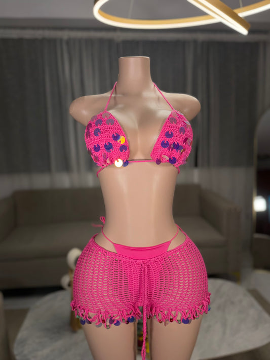 Amora set 3 kini crochet