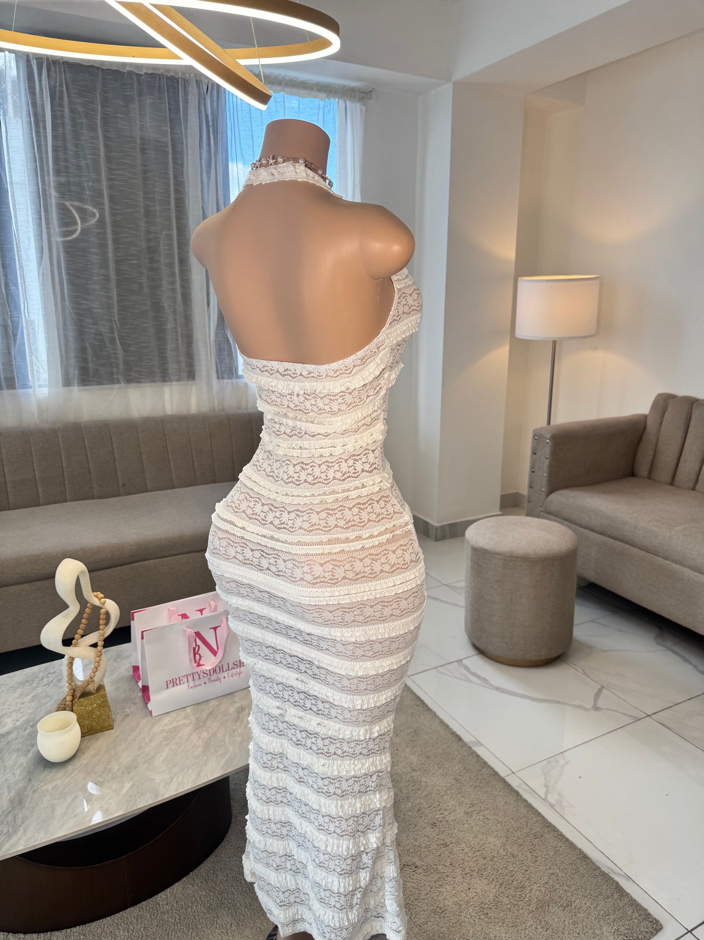 Samira lace midi dress cover