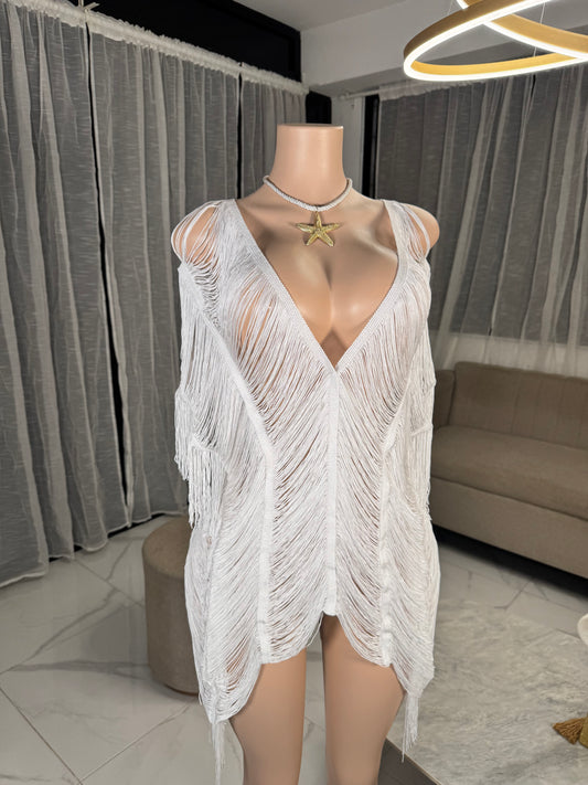 Angel crochet cover up dress