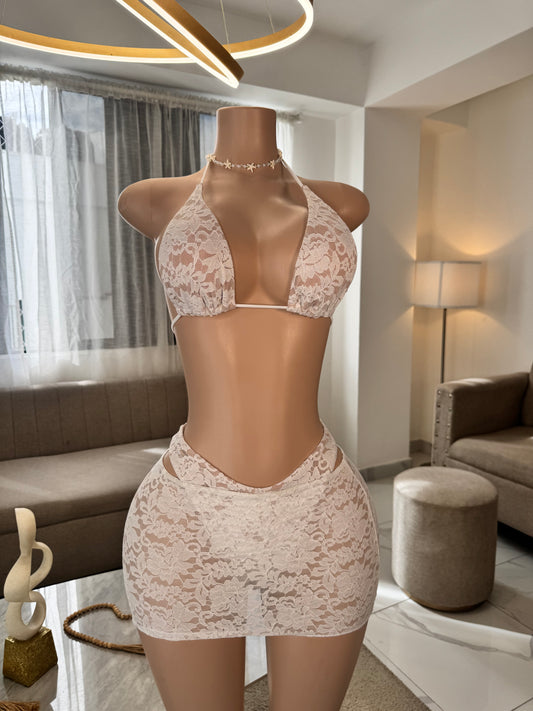 Lace set 3 pieces kini