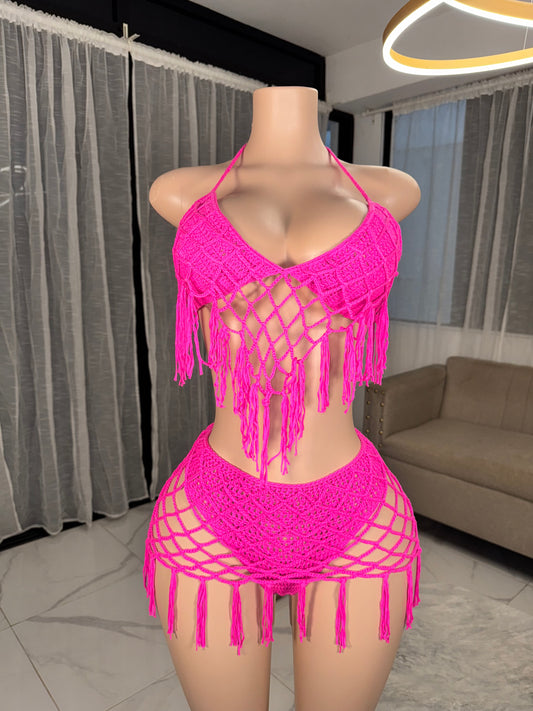 Margarita arena crochet kini