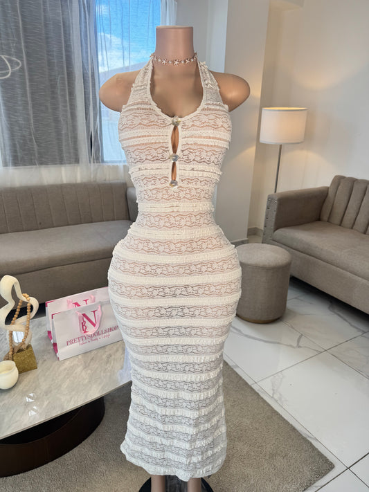 Samira lace midi dress cover