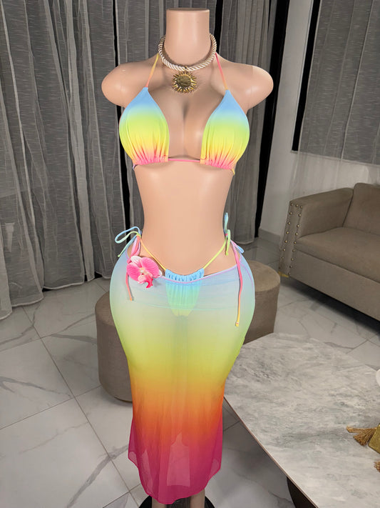 Tropical set 3 pieces kini