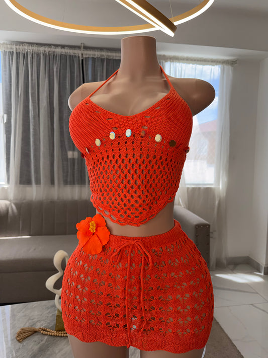 Di mare mini skirt set