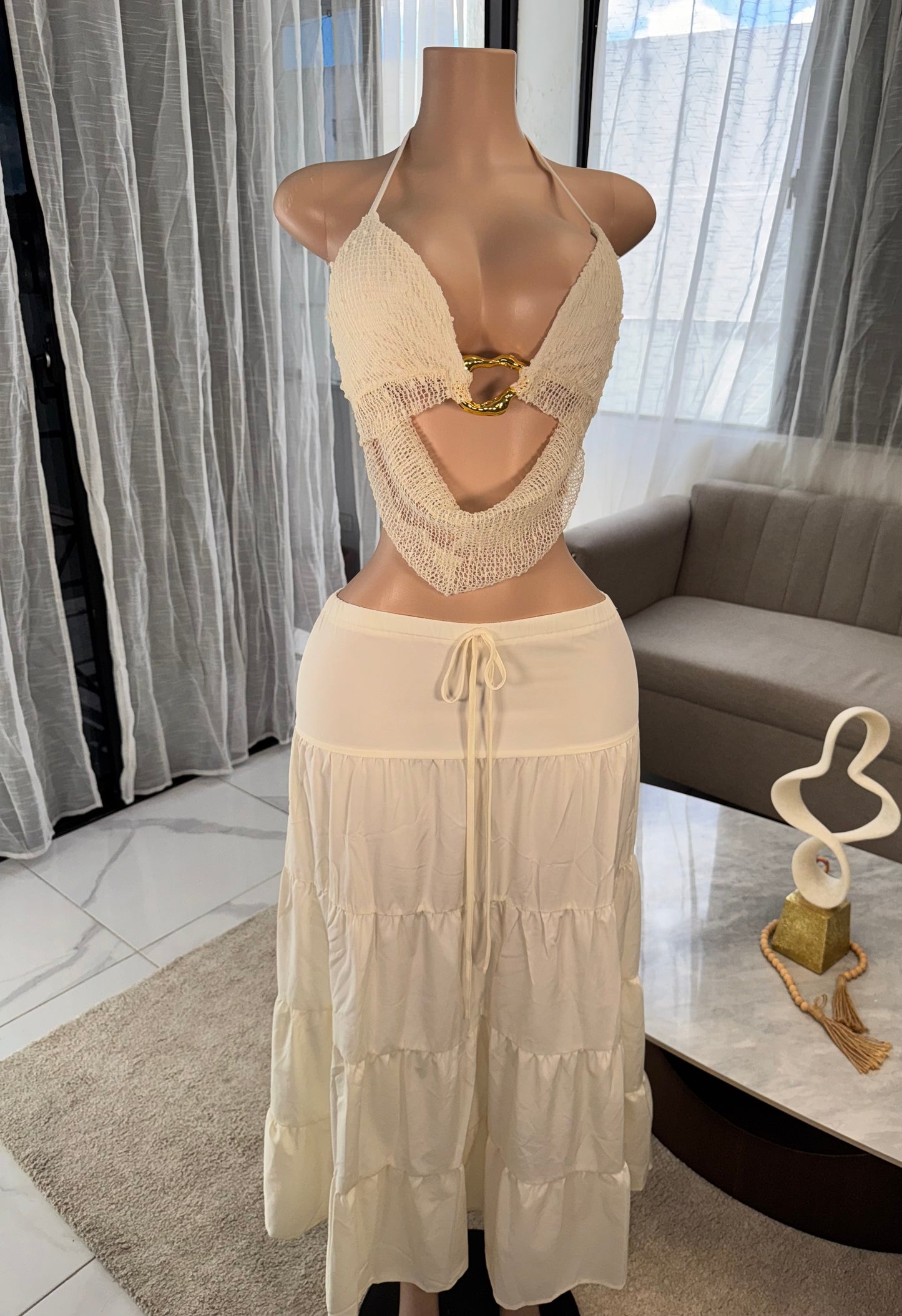 Meli tropic skirt set