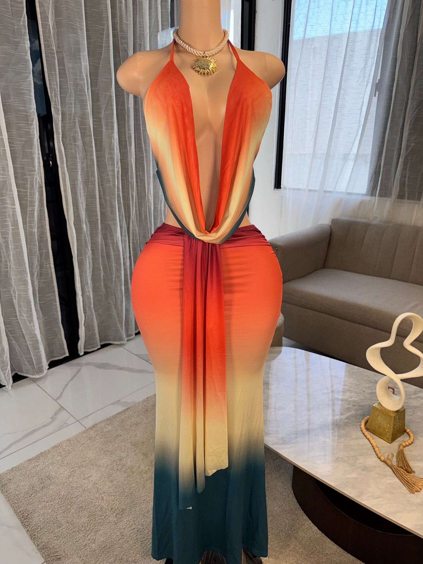 Paradise sun skirt set 2 pieces