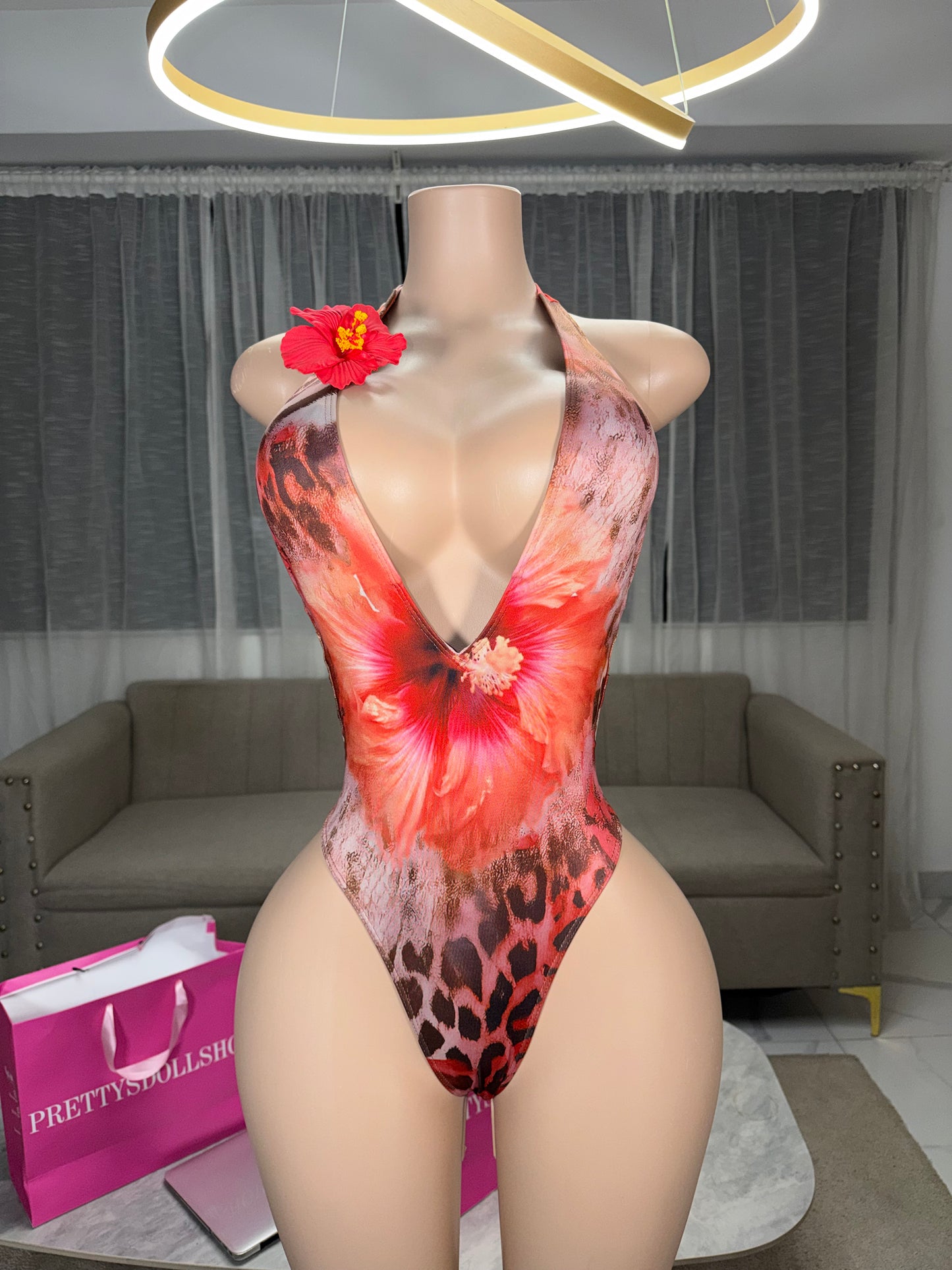Kari flowers bodysuit